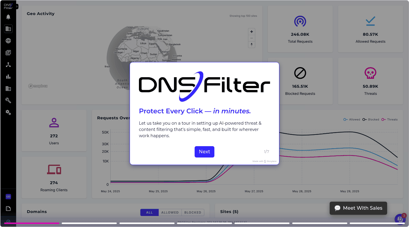 DNSFilter Interactive Demo